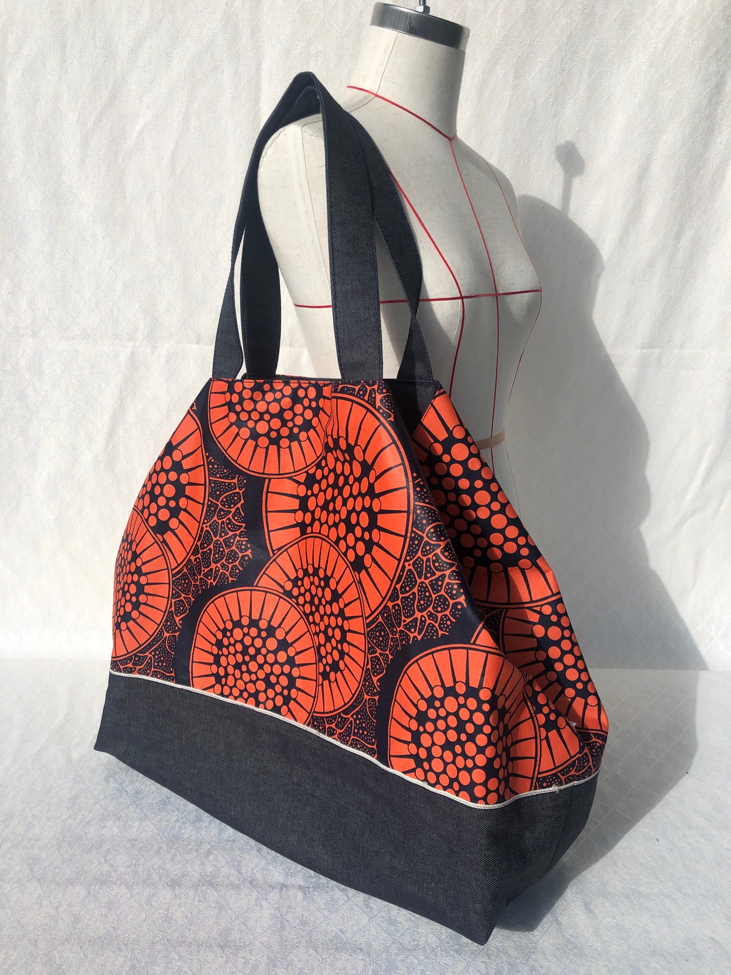 Overnight Travel Tote (Orange Citrus)