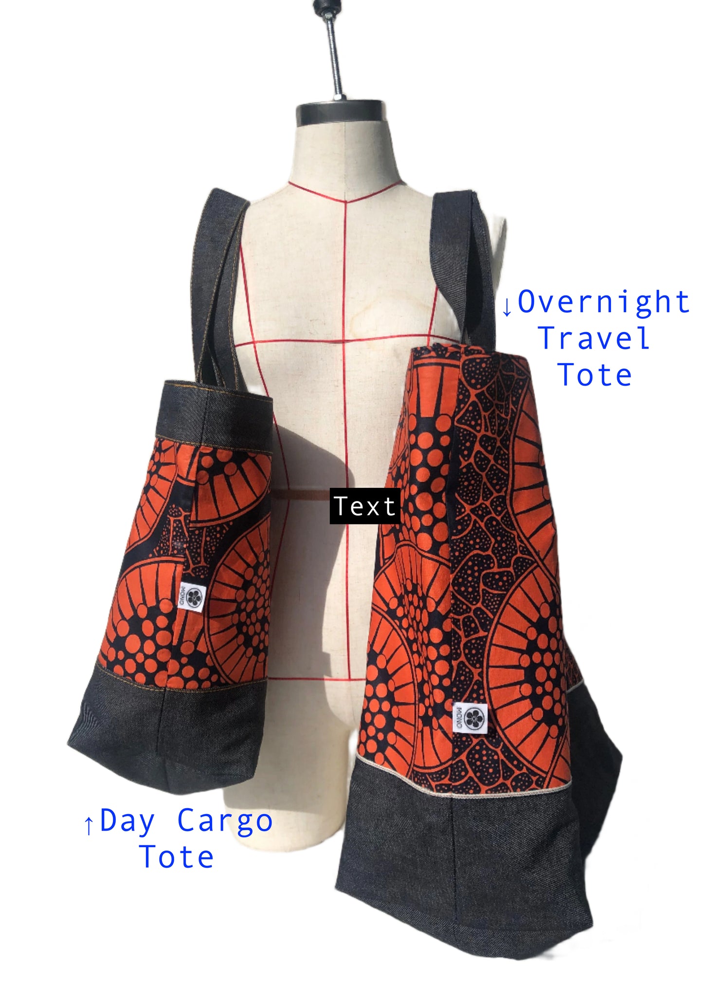 Overnight Travel Tote (Nairobi - Orange Citrus)