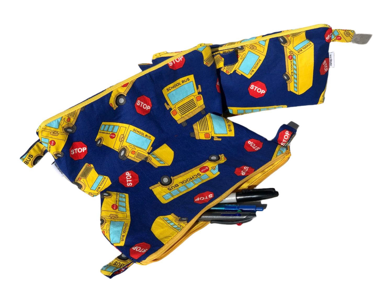 Pencil Bag School Bus