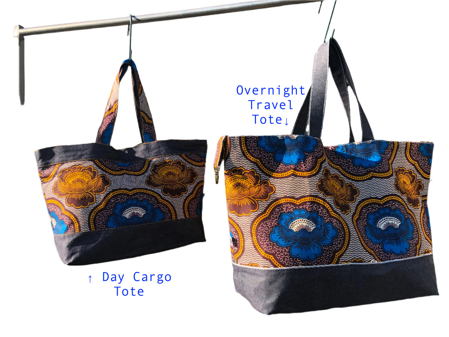 Overnight Travel Tote (Water Lily)