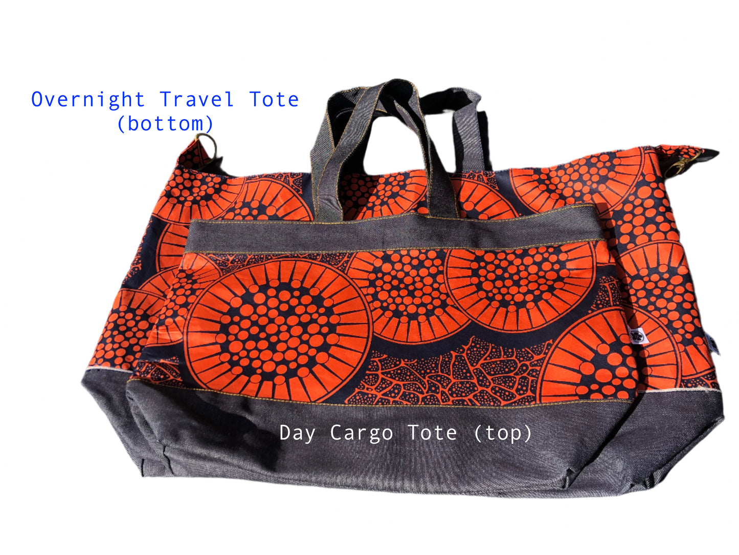 Overnight Travel Tote (Nairobi - Orange Citrus)