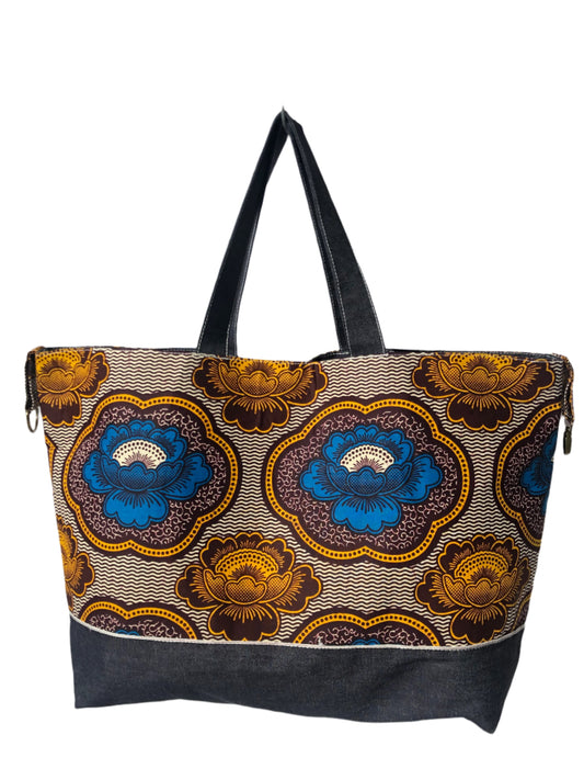 Overnight Travel Tote (Cape Town - Water Lily)