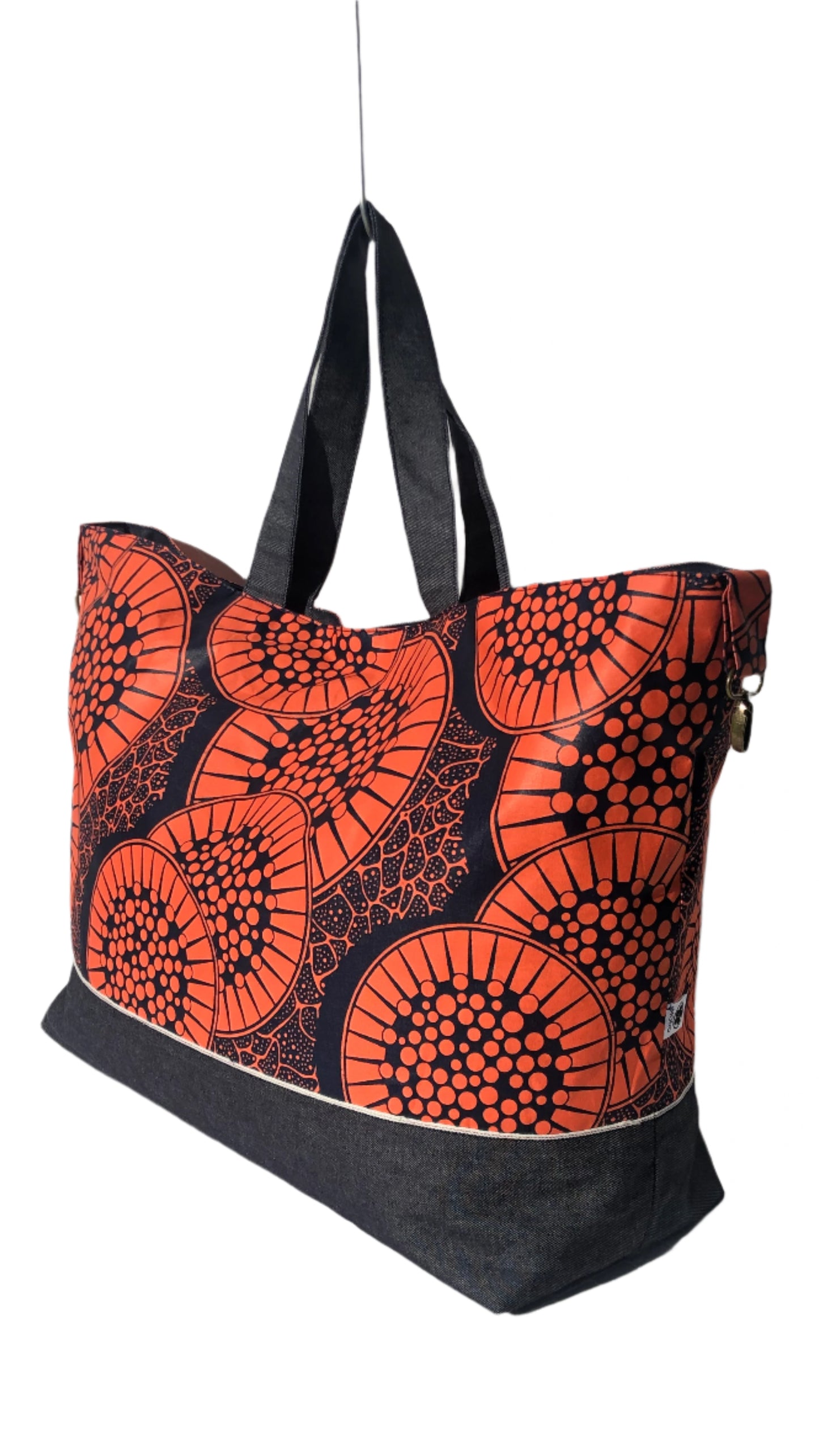 Overnight Travel Tote (Orange Citrus)