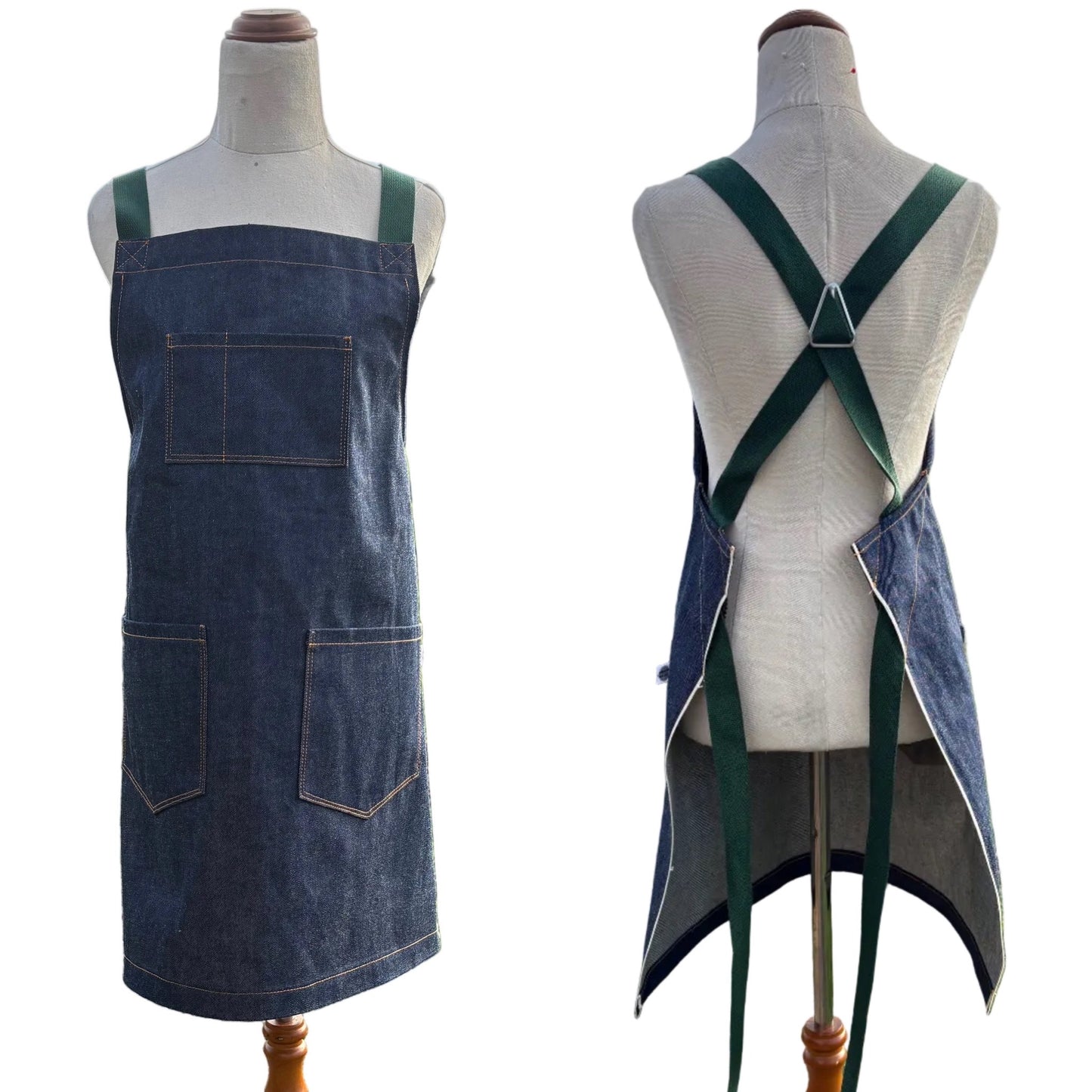 Salvage Denim Apron Short - Heavyweight