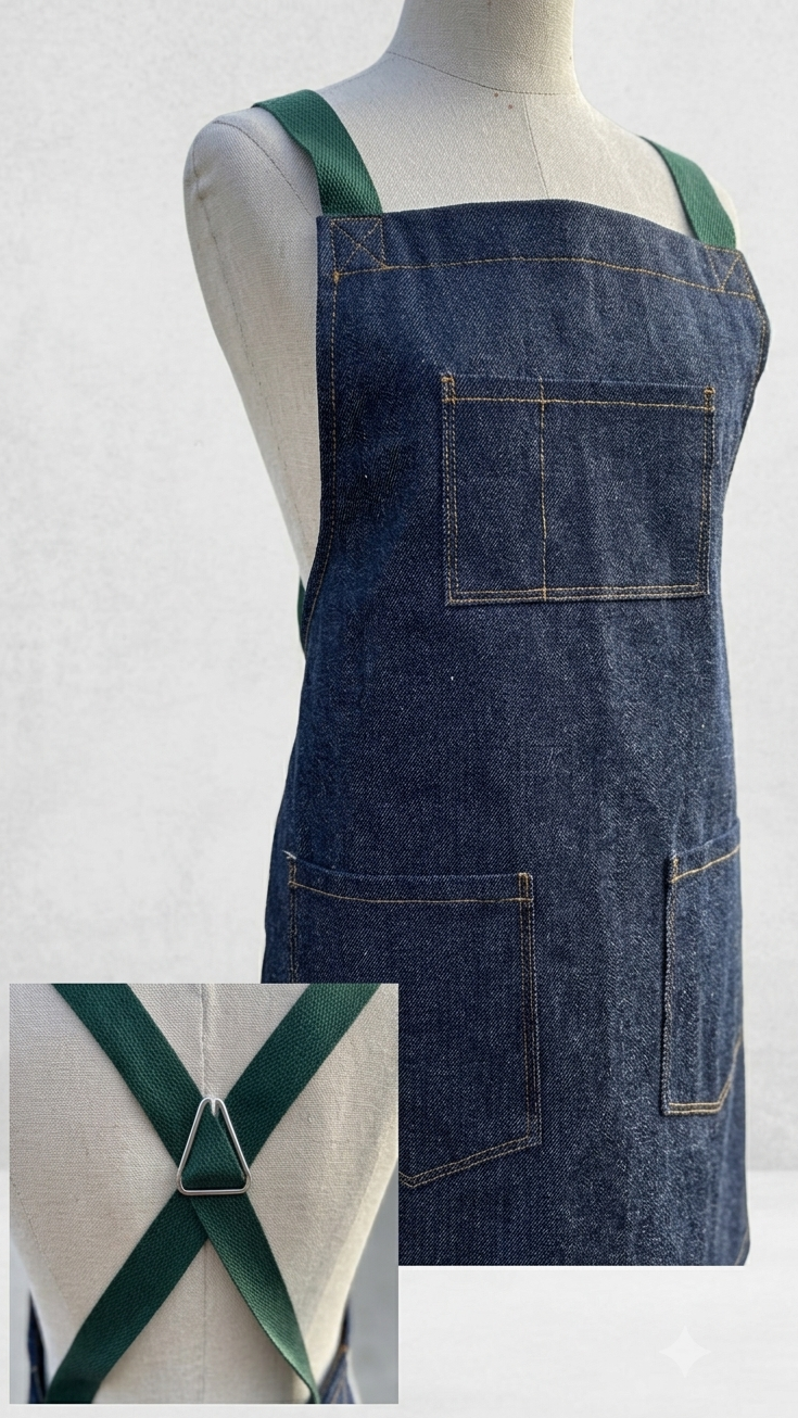 Salvage Denim Apron Short - Heavyweight
