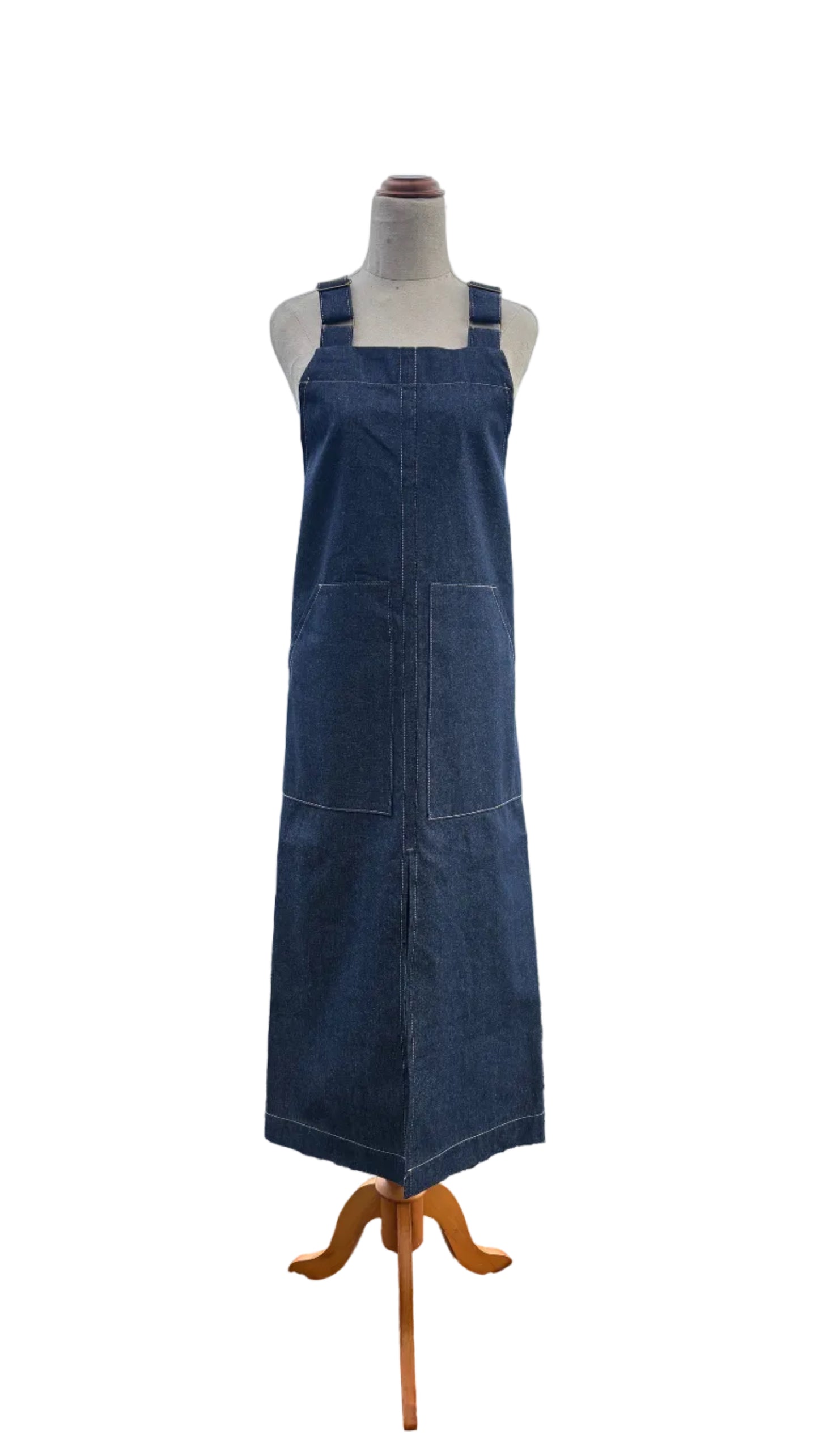 Denim Split Leg Apron