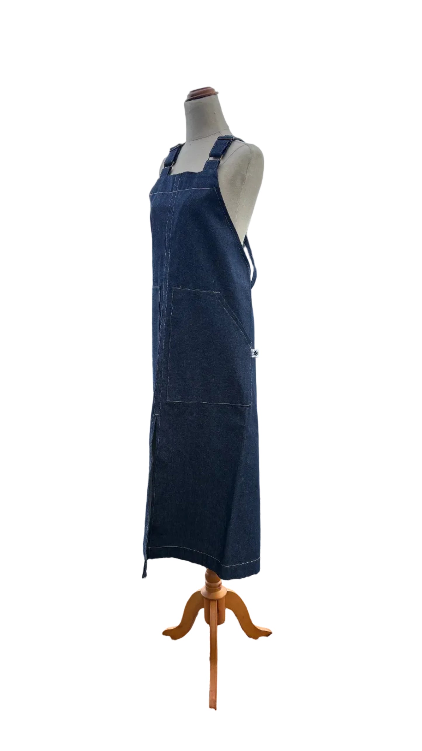 Denim Split Leg Apron