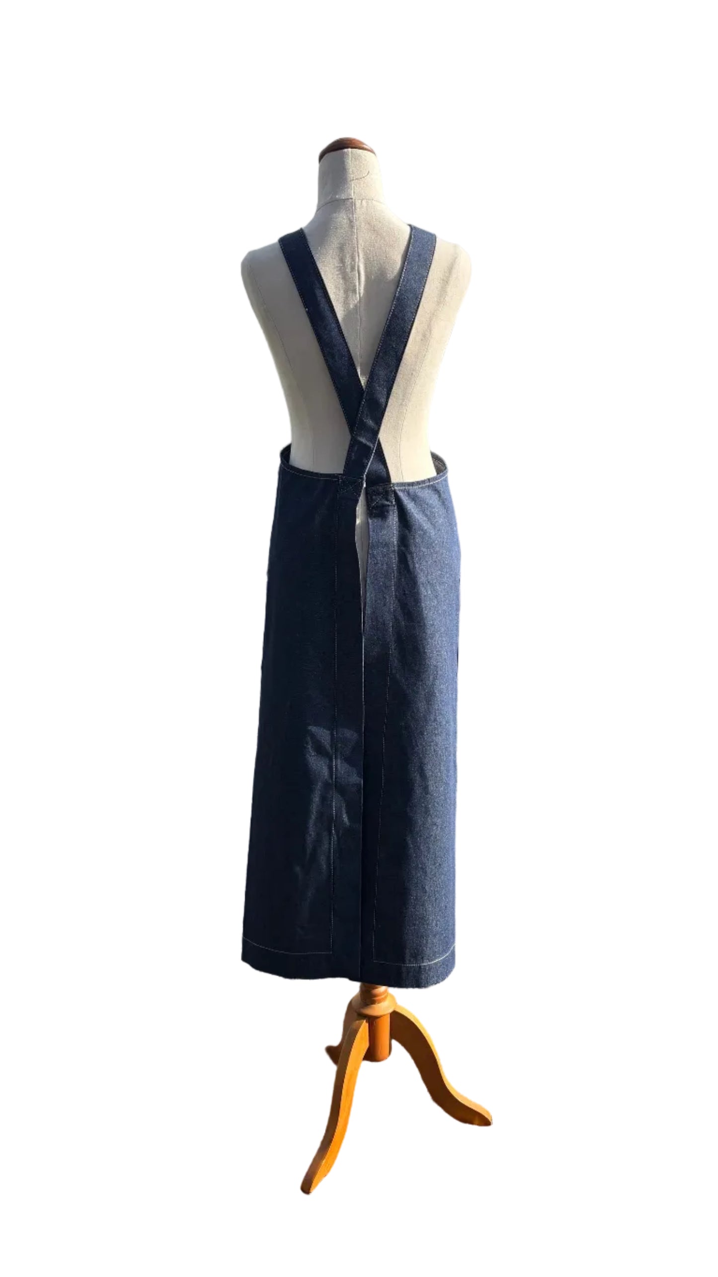 Denim Split Leg Apron